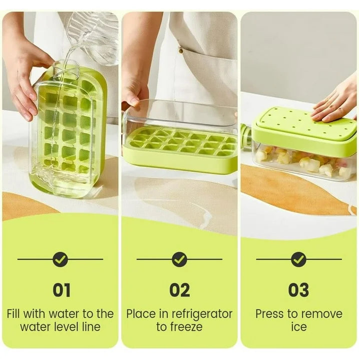 IcePress™ Bottle - Portable, Leak-Proof Ice Tray for Drinks