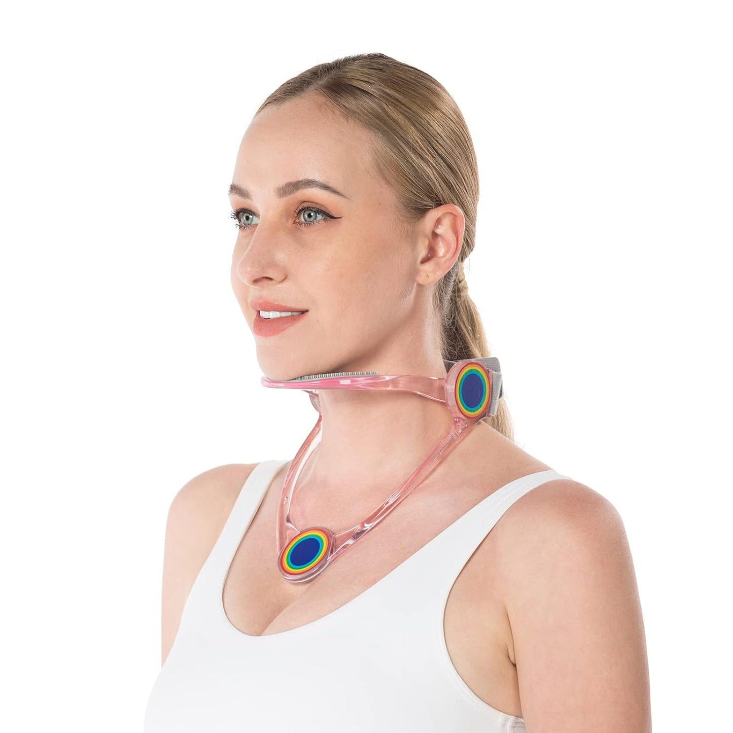 PostureGuard™ – Adjustable Neck & Shoulder Support for Study & Work