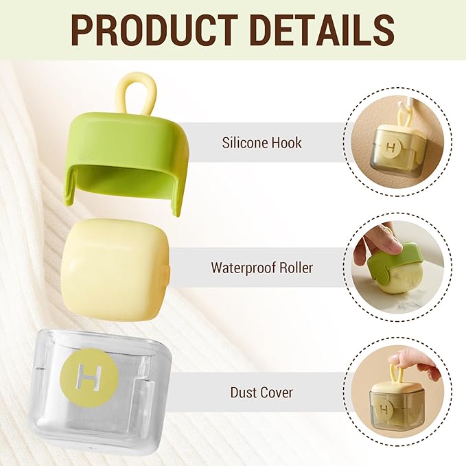 RollAway™ – Compact Washable Lint Roller for Travel, Pet Hair & Clothing