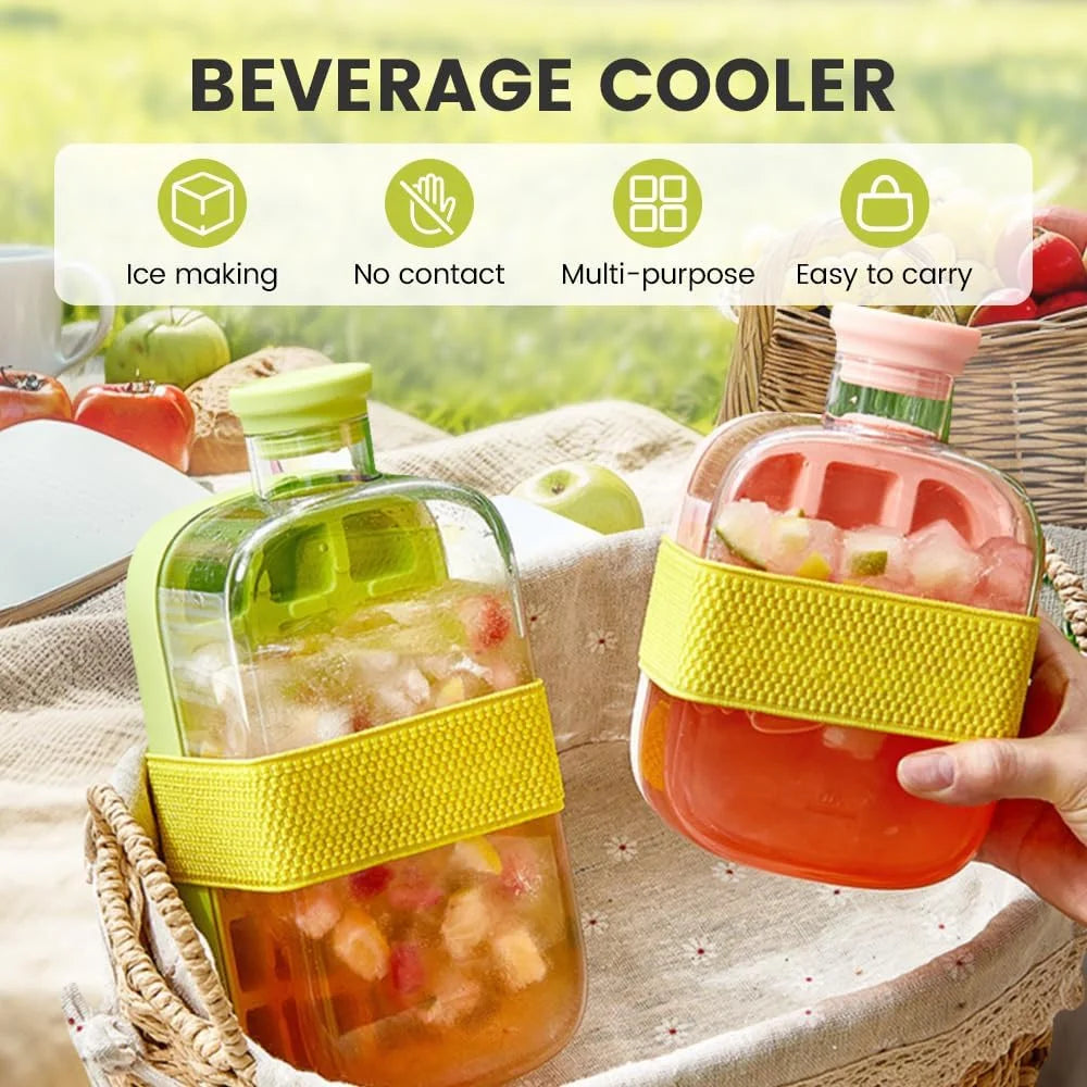 IcePress™ Bottle - Portable, Leak-Proof Ice Tray for Drinks