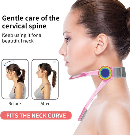 PostureGuard™ – Adjustable Neck & Shoulder Support for Study & Work