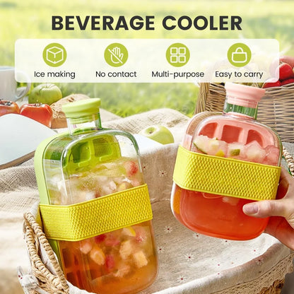 IcePress™ Bottle - Portable, Leak-Proof Ice Tray for Drinks