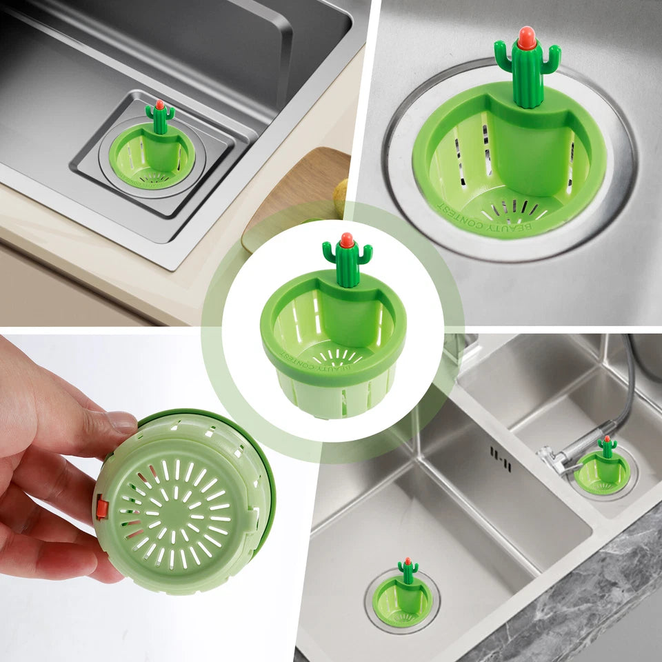 cactus sink strainer with food catcher design