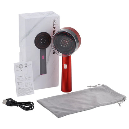 ScalpEase Pro electric scalp massager with oil applicator for hair growth and relaxation