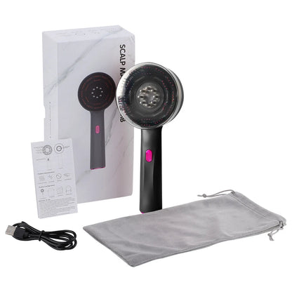 ScalpEase Pro electric scalp massager with oil applicator for hair growth and relaxation