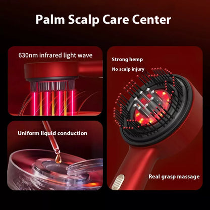 ScalpEase Pro electric scalp massager with oil applicator for hair growth and relaxation