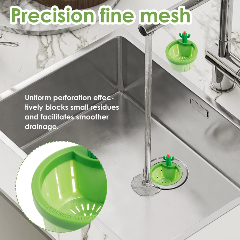 cactus sink strainer with food catcher design