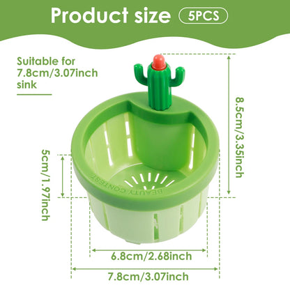cactus sink strainer with food catcher design